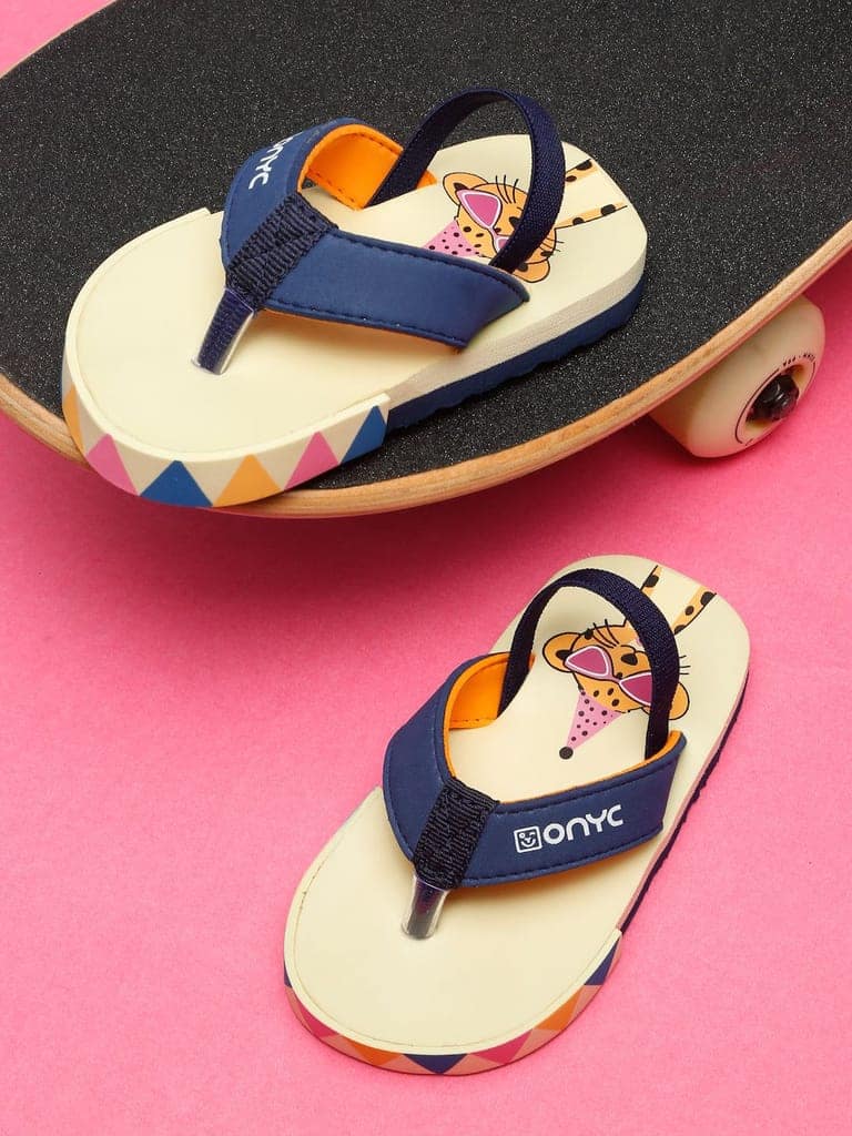 Premium Leo V-Shape Flip-flops With Adjustable BackSupport - Beige (Unisex)