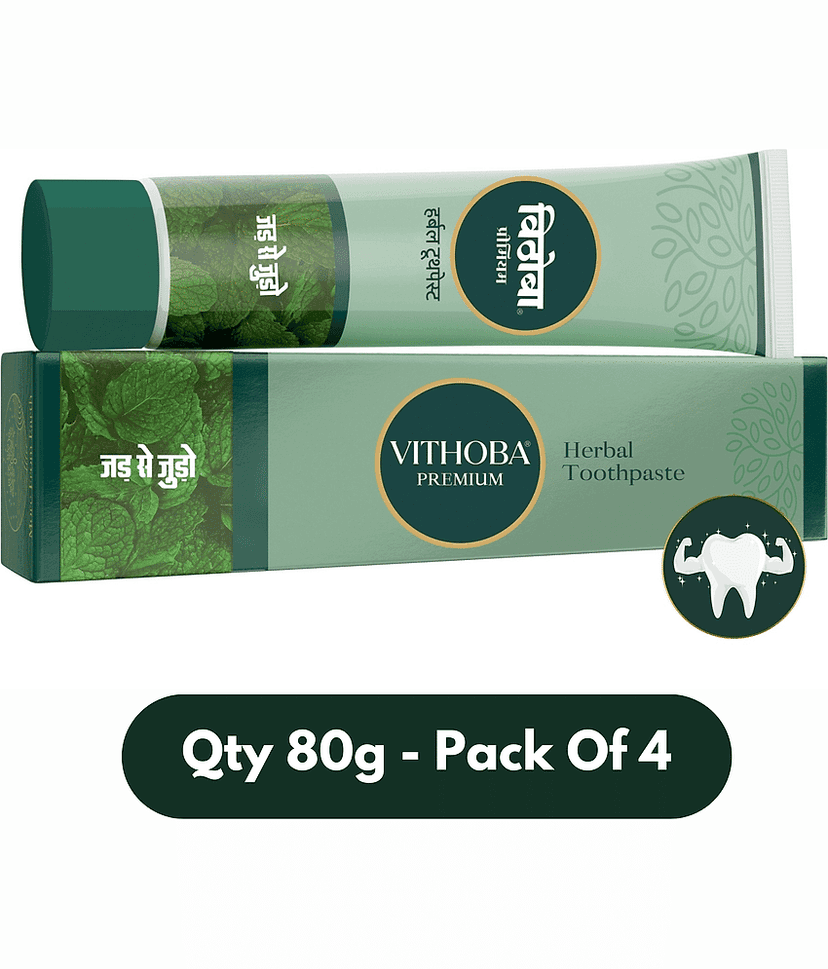 Vithoba Total Health Toothpaste Pack of 4