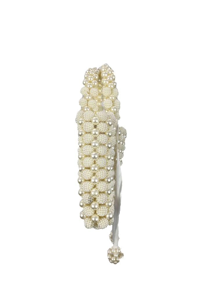 Luxury Woven Pearl Bag New Fashion Clutch Bag FHS view 4