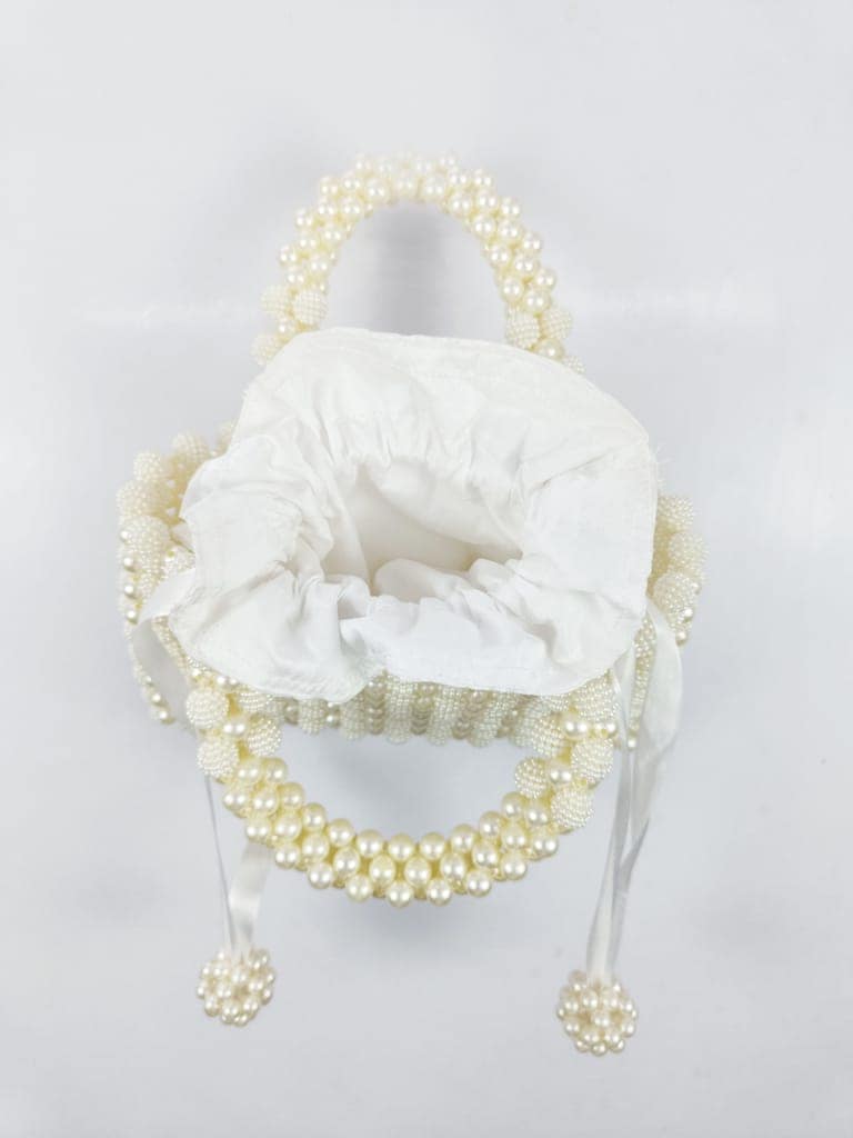 Luxury Woven Pearl Bag New Fashion Clutch Bag FHS view 7