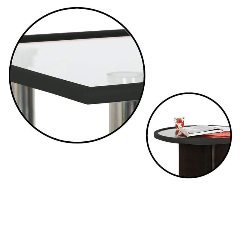 Safe-O-Kid' (Set of 1), Soft Cushioned 16.4 Ft / 5 Mtr Edge Guards with Strong 3M Adhesive, Safety for Sharp Edges for Babies- Black view 2