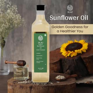 Organic Sunflower Oil | Cold Pressed | Wood Pressed | Unrefined |1000ml