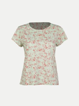 Women Mint All Over Printed T- Shirts