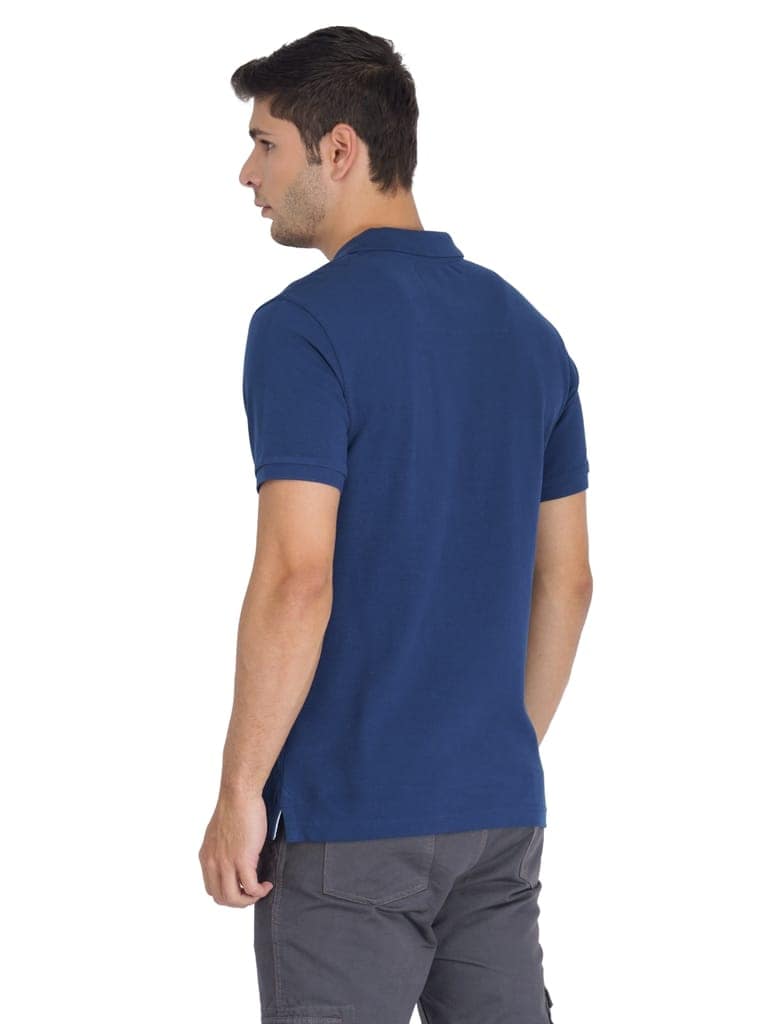 Solid Polo Shirt - WASHED PETROL view 2