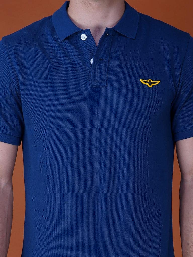 Solid Polo Shirt - WASHED PETROL view 6