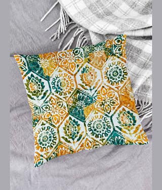 Houzzcode - Water Repellent Multi Polyester Pillow Covers 40x40x3 ( Pack of 1 )