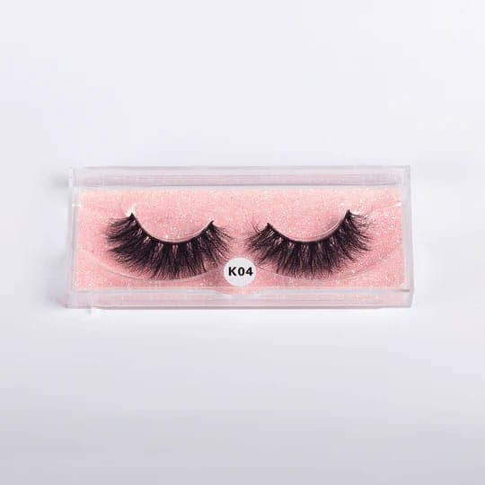 BOBI Reusable Waterproof 15mm Faux Mink Natural Fluffy Wispy Long Krazy 5D Volume Eyelashes - 1 Pair
