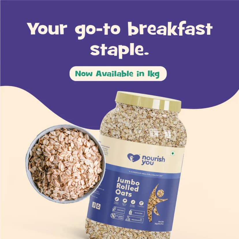 nourish you Jumbo Rolled Oats view 4