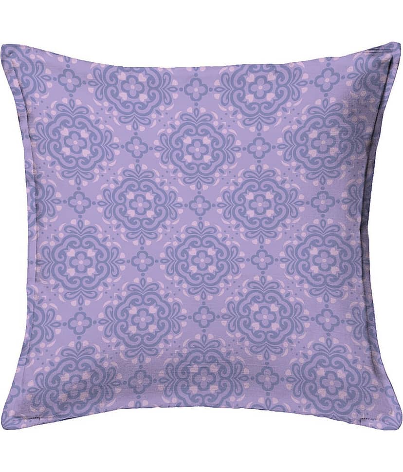 Houzzcode Single Purple Pillow Cover view 2