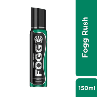 Fogg Rush, No Gas Perfume Body Spray For Men, Long Lasting Deodorant, 150 Ml