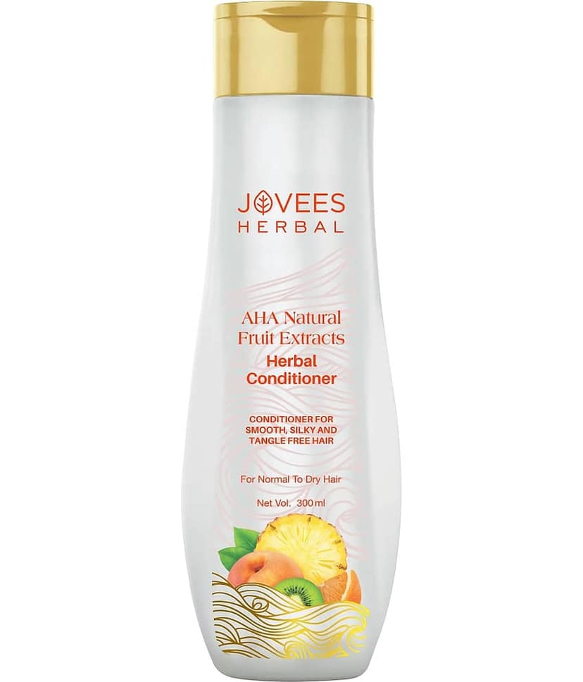 Jovees Herbal AHA Natural Fruit Extract Conditioner Gives Smooth, Silky For Normal To Dry hair 300ml view 2