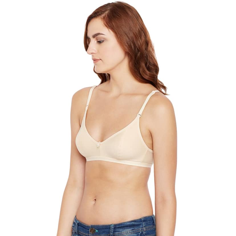 Bodycare Women Cotton Spandex Full Coverage Non Padded Regular Bra Pack - 2 1575SS view 3