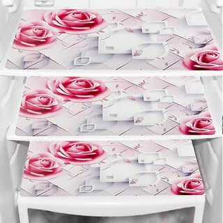 REVEXO Polyester Floral Pattern Fridge Covers view 2