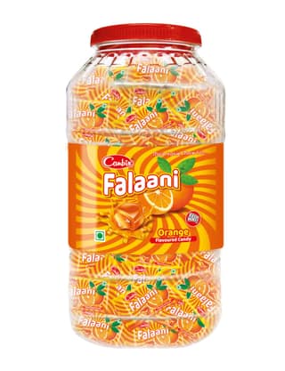 Derby Falaani Orange Candy (Jar) - 700g