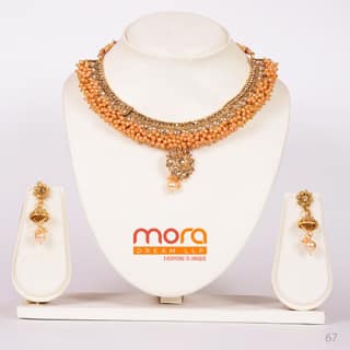 Necklace Antique Metallic Gold