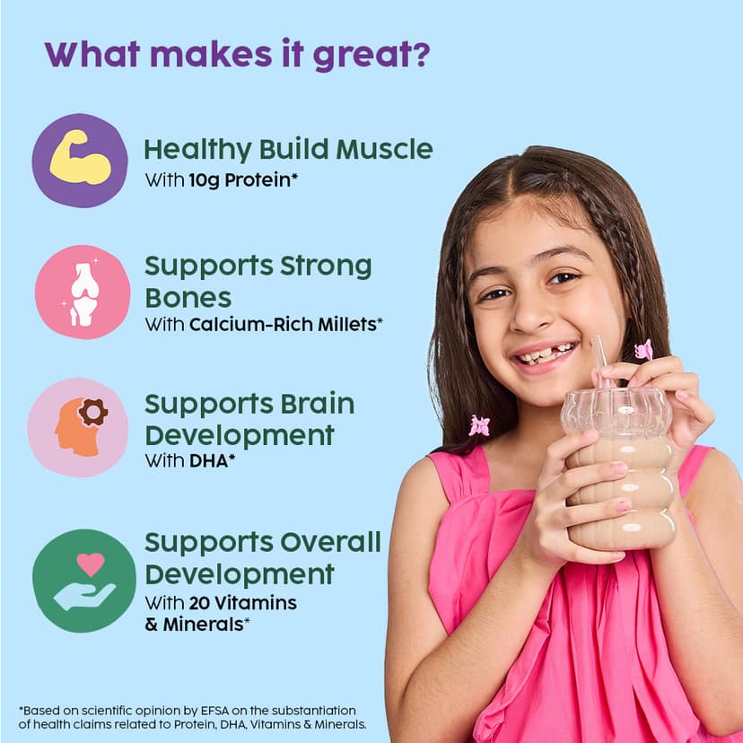 Grow Buddy Healthy Chocolaty Powermix | 7-12 Years __Expert Pack__ view 3