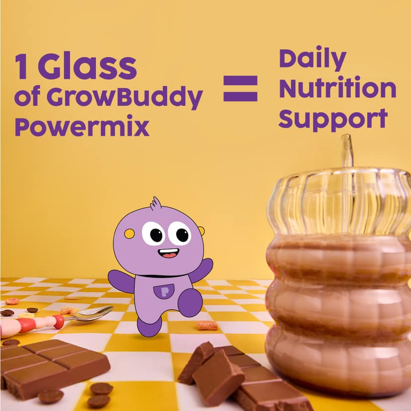 Grow Buddy Healthy Chocolaty Powermix | 7-12 Years __Expert Pack__ view 4