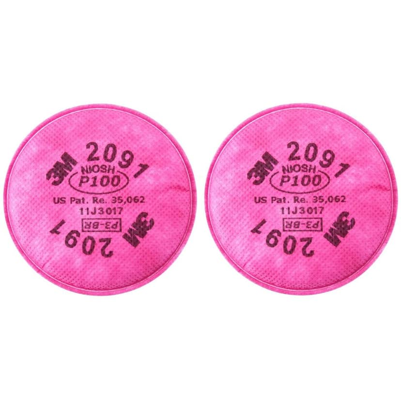 3M 2091 P100 Particulate Filter, 4 Pieces 2 pairs