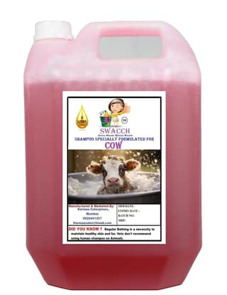 Swacch Shampoo Specially Formulated for Cow (5 Litre) Strawberry