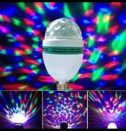 Elecsera 360 Degree LED Rotating Bulb Magic Disco LED Light, LED Bulb Light Lamp Colorful Single Disco Ball (Ball Diameter: 2.5 cm) view 5