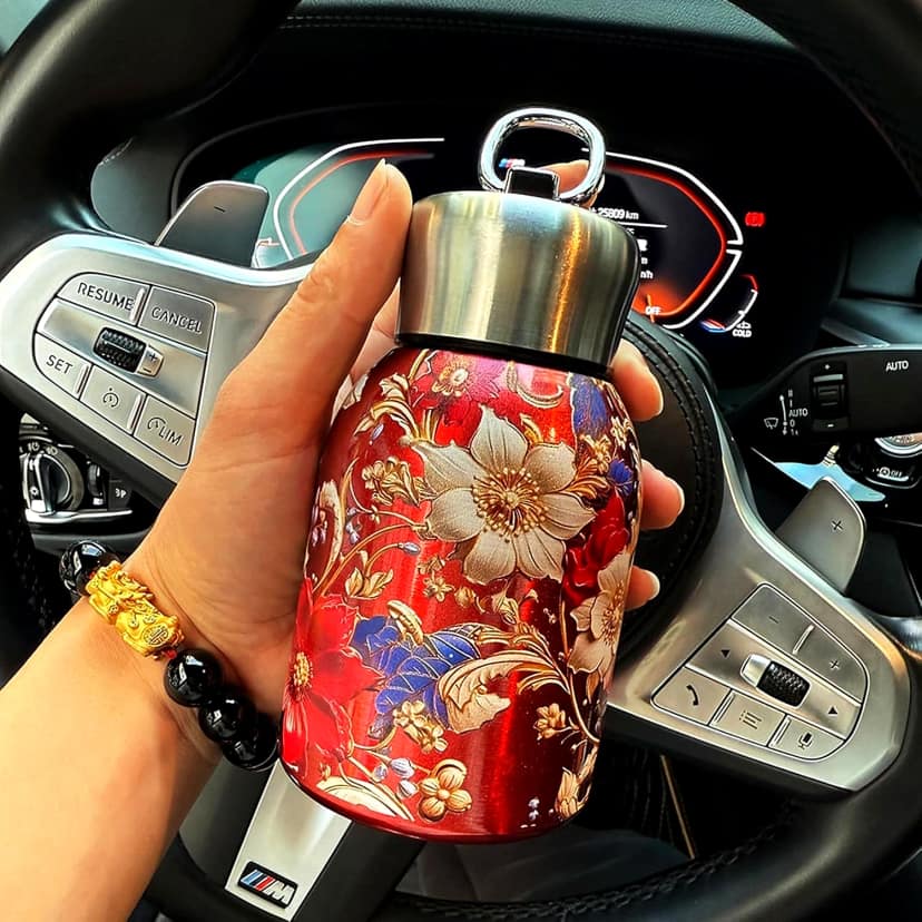 Mini Stainless Steel Thermal Bottle 300ML - Vacuum Insulated Water Bottle (colour - multi) by Ruhi Import Store view 2