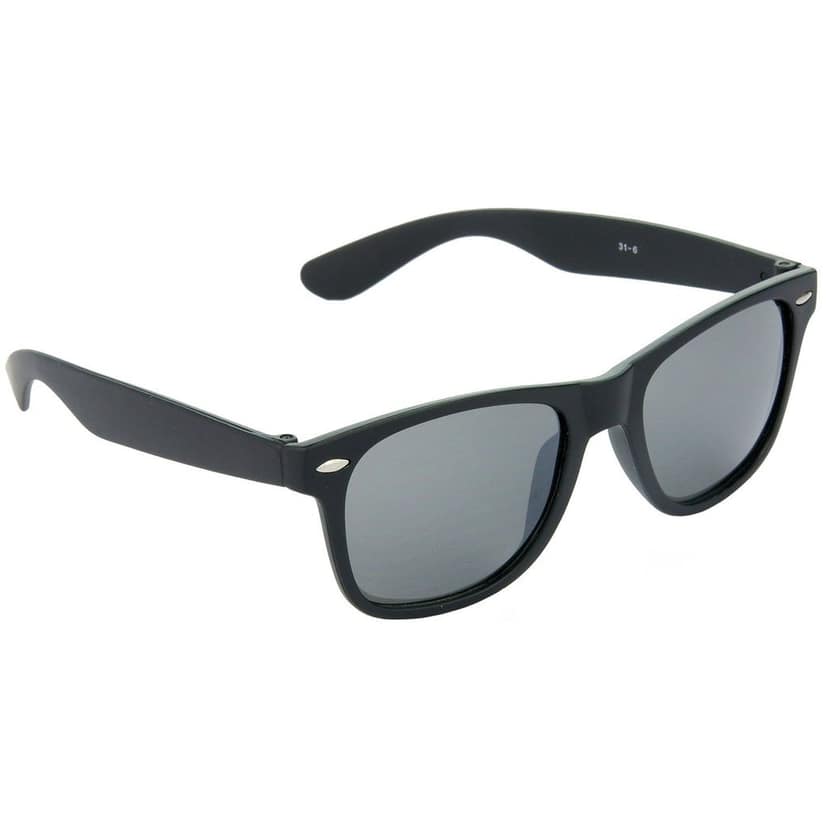 HRINKAR Rectangular And Pilot Stylish Sunglasses For Men And Women (Grey And Yellow Lens | Black And Silver Frame - HCMB483) With Free Paper 3D Glass view 2