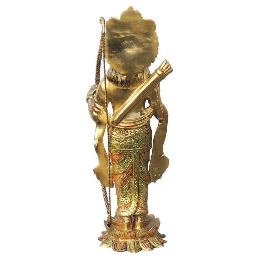Brass Showpiece Ram Ji Statue Idol (BSMAS1419 R) view 3