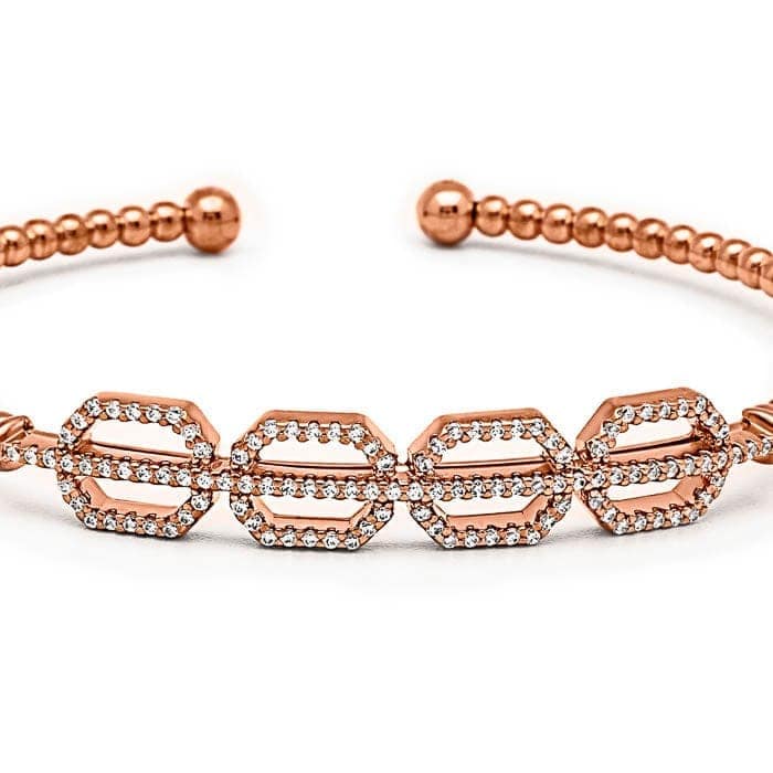 Rose Gold Pentagon Kada view 4
