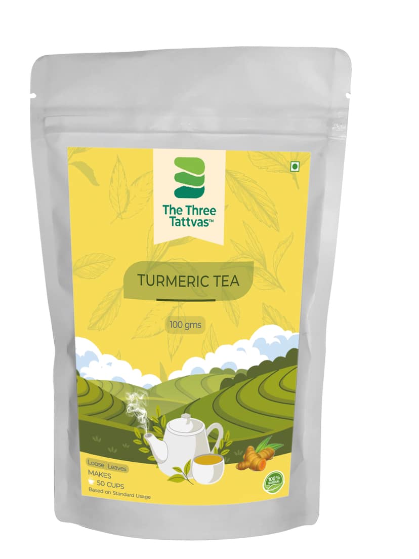 The Three Tattvas Turmeric Tea, 100 gm