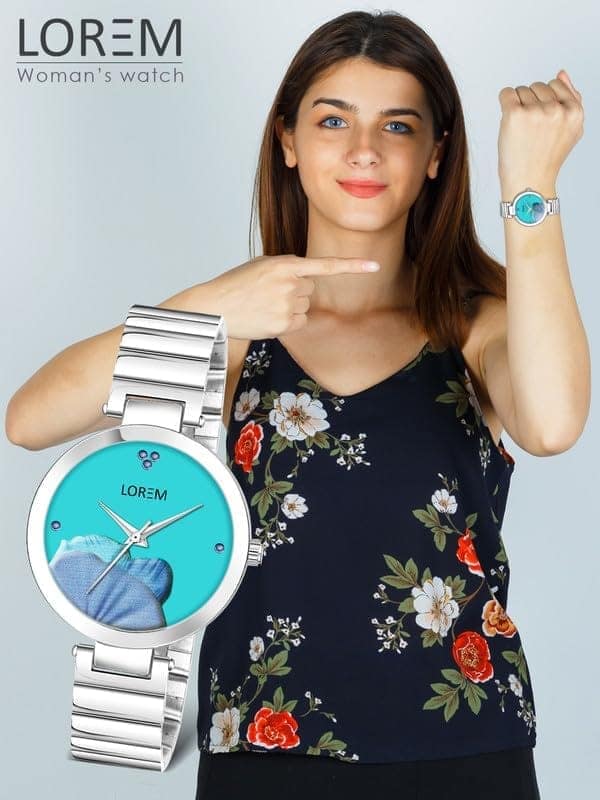 LOREM Flower Designer Analog Watch for Women-UF view 6