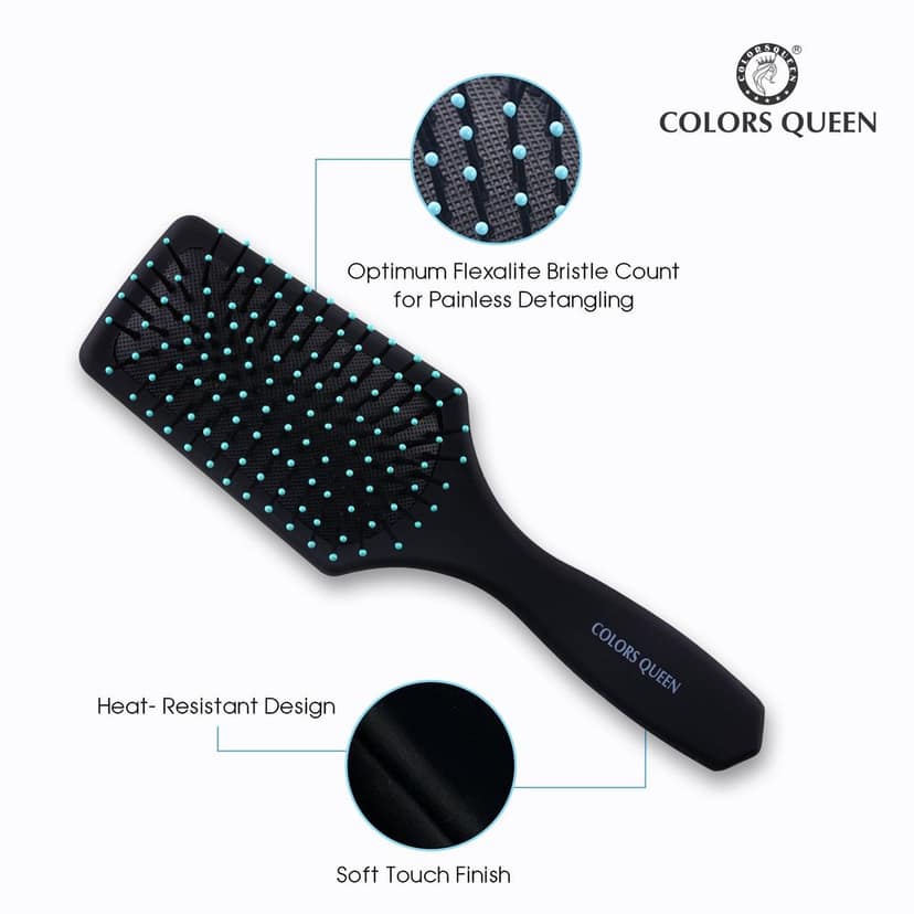 Colors Queen Small Flat Cushion Brush view 3