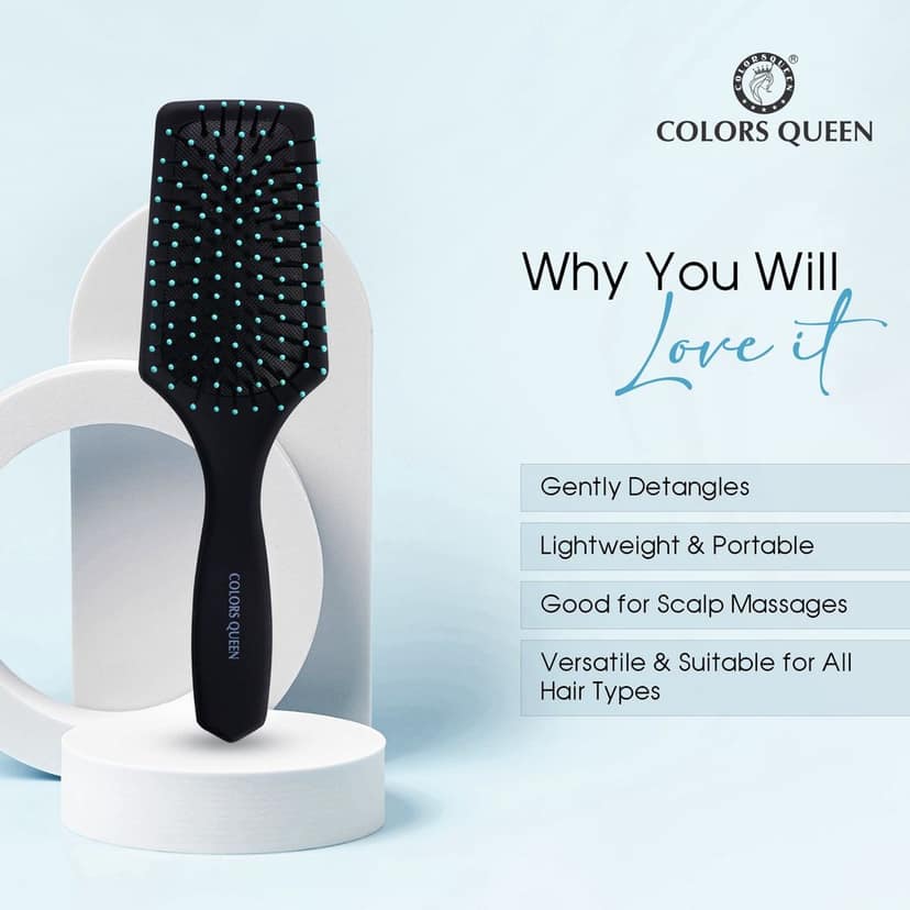 Colors Queen Small Flat Cushion Brush view 5