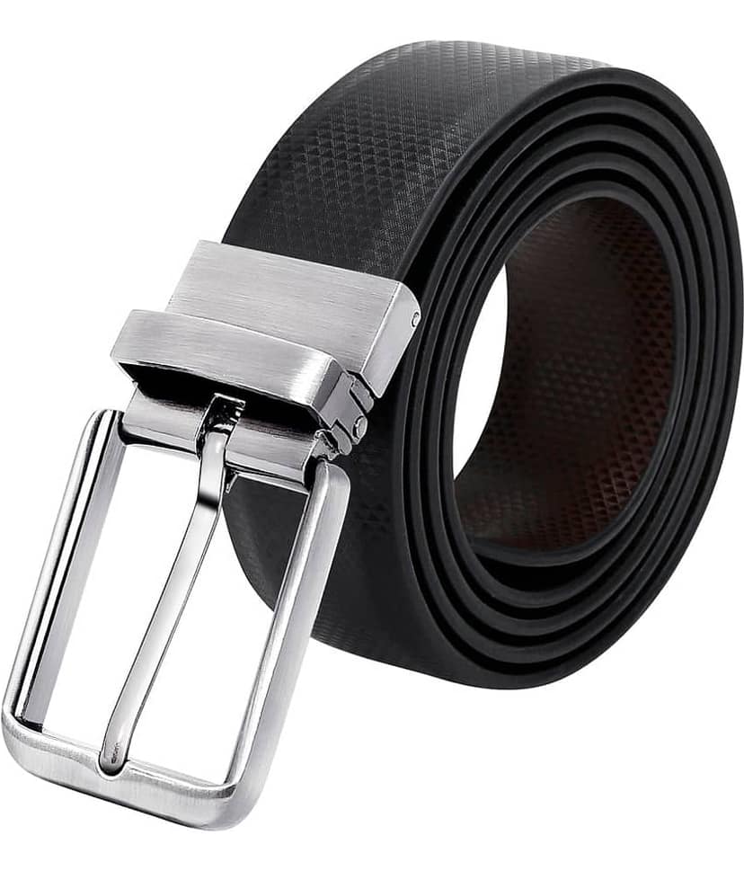 Creature - Black PU Men's Formal Belt ( Pack of 1 ) view 2