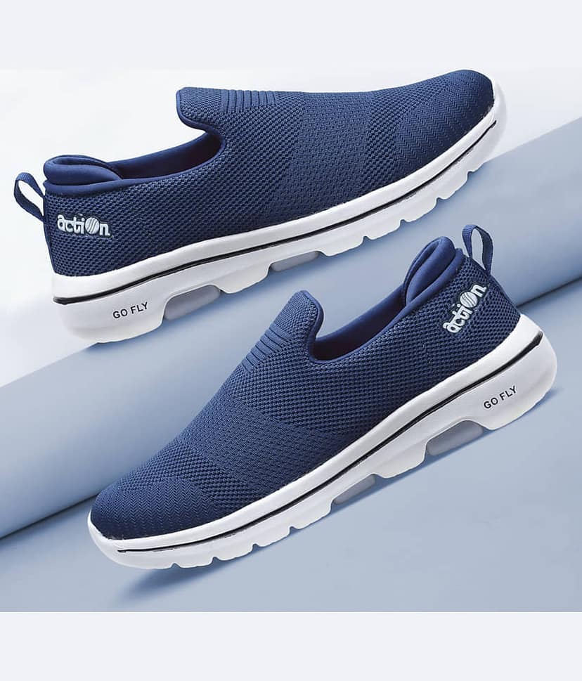 Action Sports Shoes For Men Navy Men's Sports Running Shoes