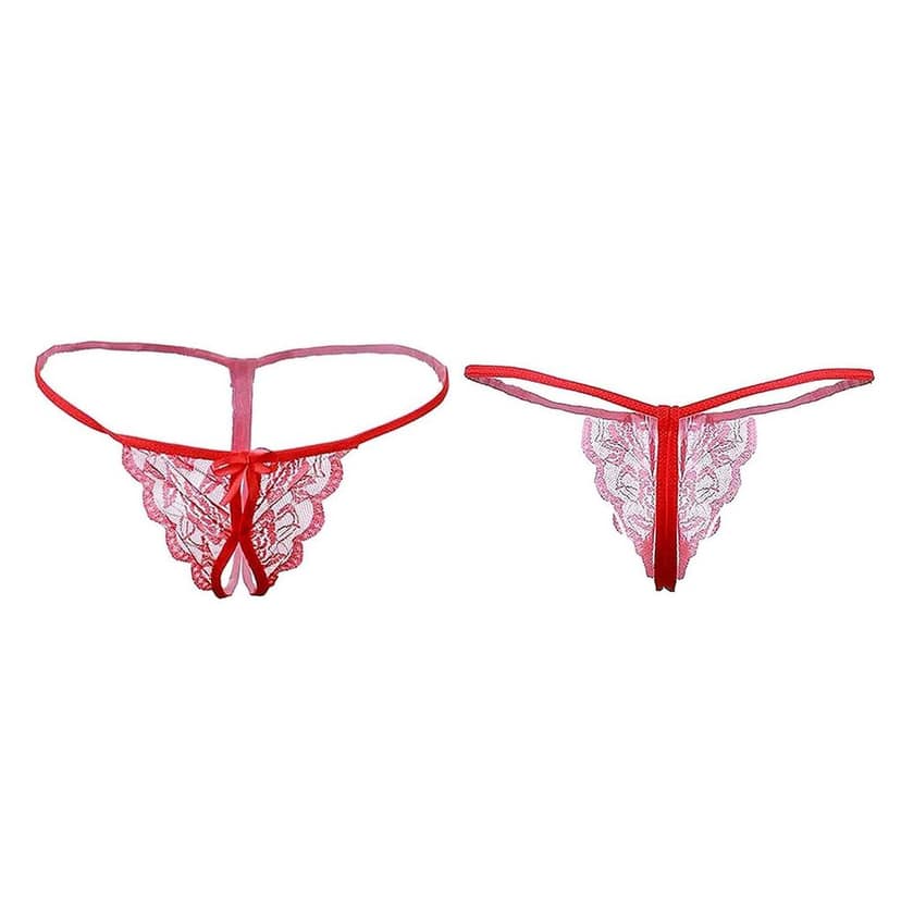 Low Rise Thong Briefs Net Lace Panty view 6