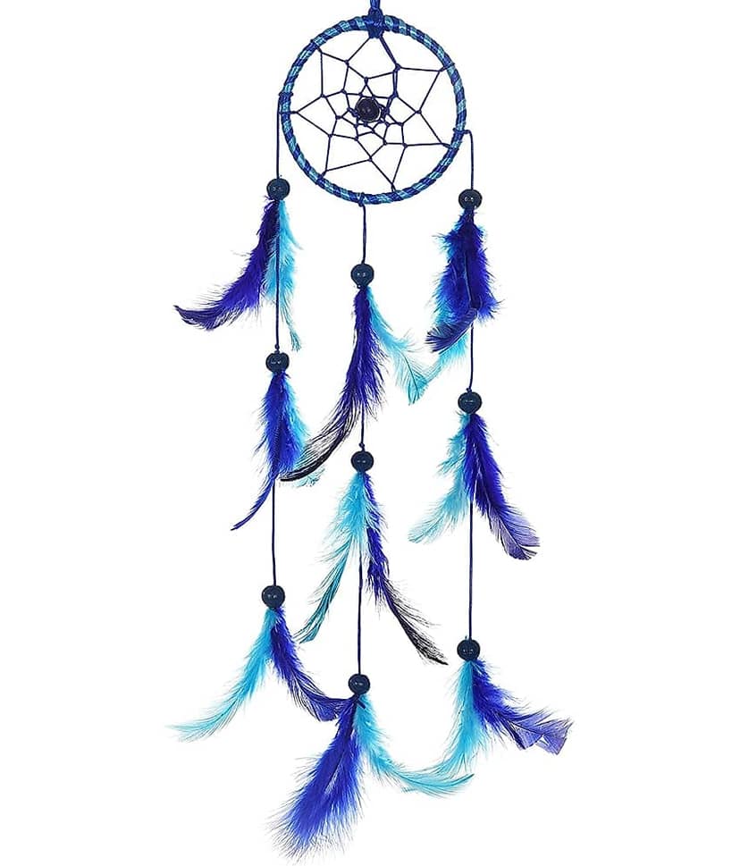 Lucky Traders Feather Blue Dream Catcher - Pack of 1 ( X cms ) view 2