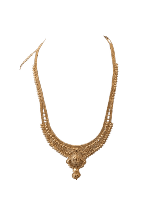 One gram Gold Traditional Indian Necklace with Pendant for Women