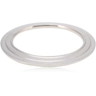 KESAR ZEMS Bold Ring Stylish Stainless Steel kada for Men -A (Size3.1 Inch)