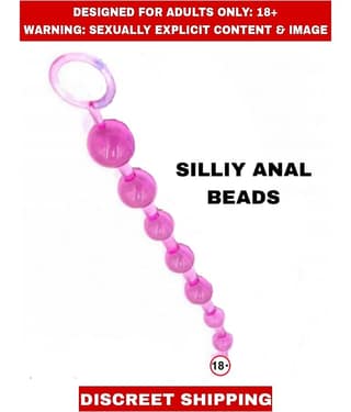 ADULT SEX TOYS SILLY SMOOTH ANAL BEADS For UNISEX