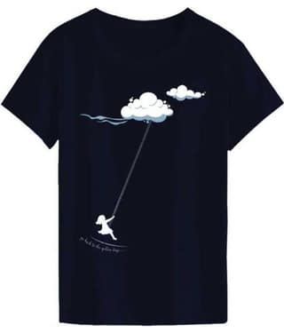 Neo Garments Women Cotton Solid Regular Fit Round Neck T-Shirt ( Navy )