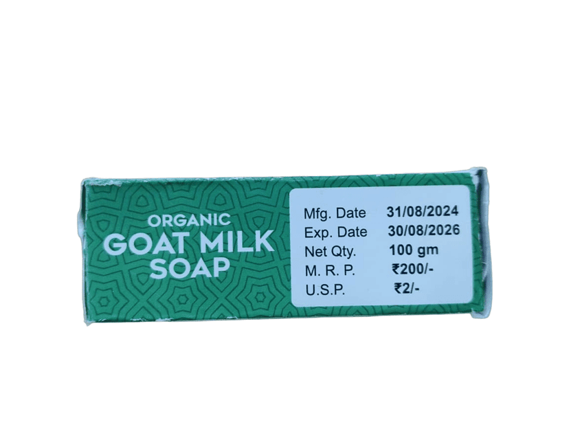 Organic Goat Milk Soap for Whitening & Anti-Wrinkle - 100g view 3