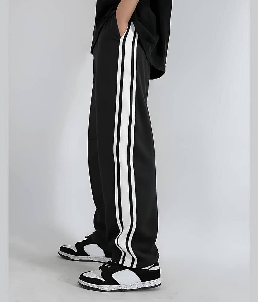 ENITOR Black Polyester Men's Trackpants ( Pack of 1 ) view 2