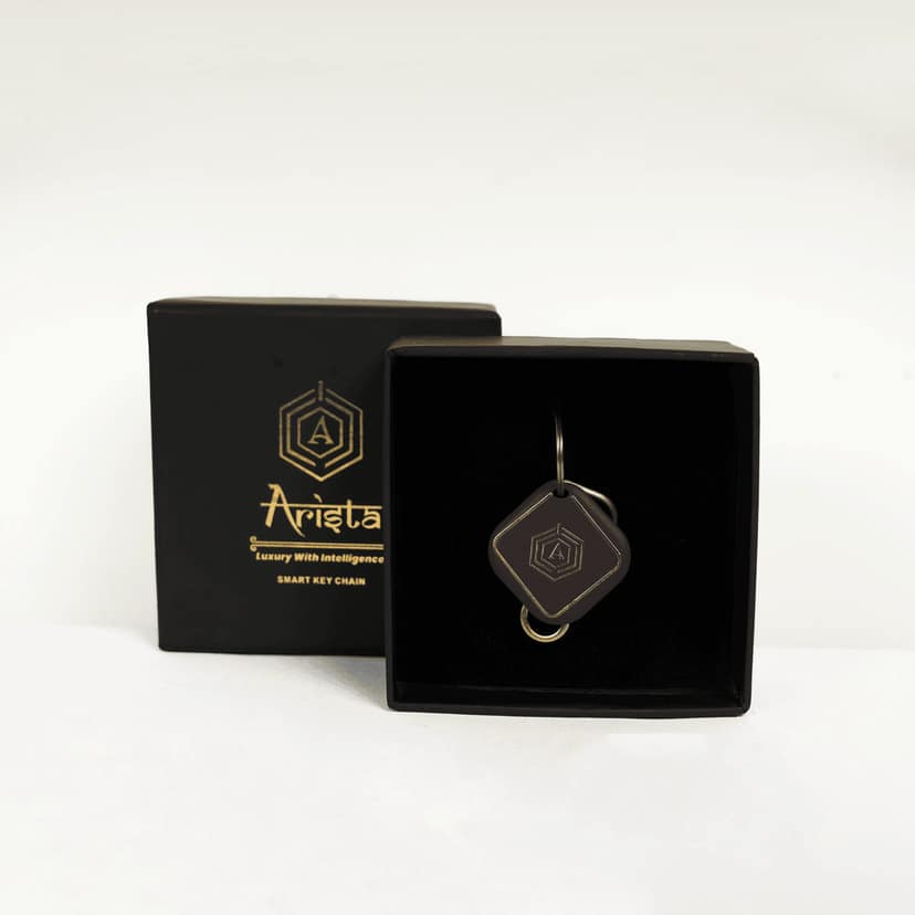 Arista Vault Black Smart Keychain
