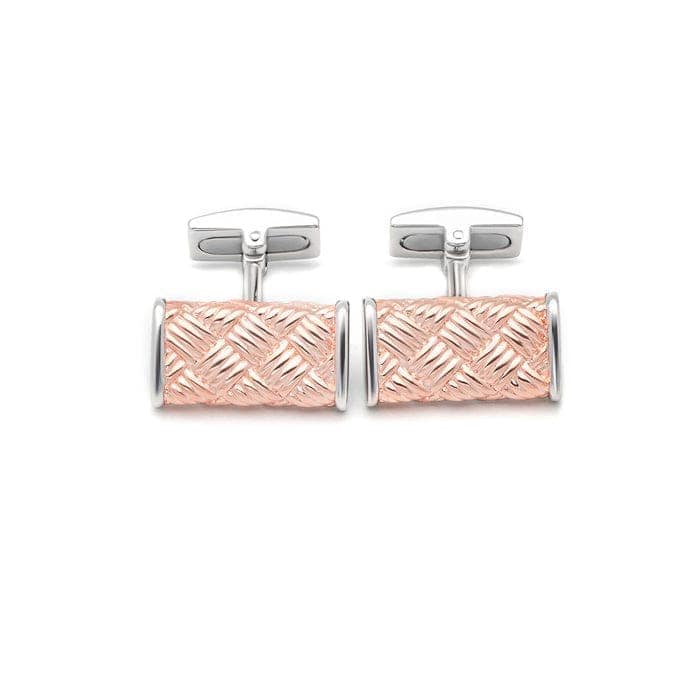 18k Rose Gold Plated Silver Classic Boulevard Limited Edition Cufflinks