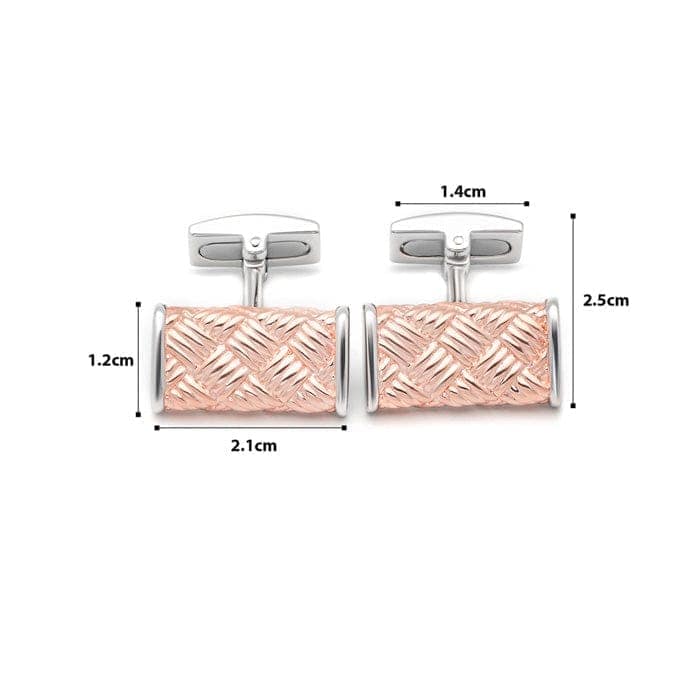 18k Rose Gold Plated Silver Classic Boulevard Limited Edition Cufflinks view 4