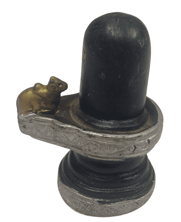Black Shivling Statue for Home and Temple view 2