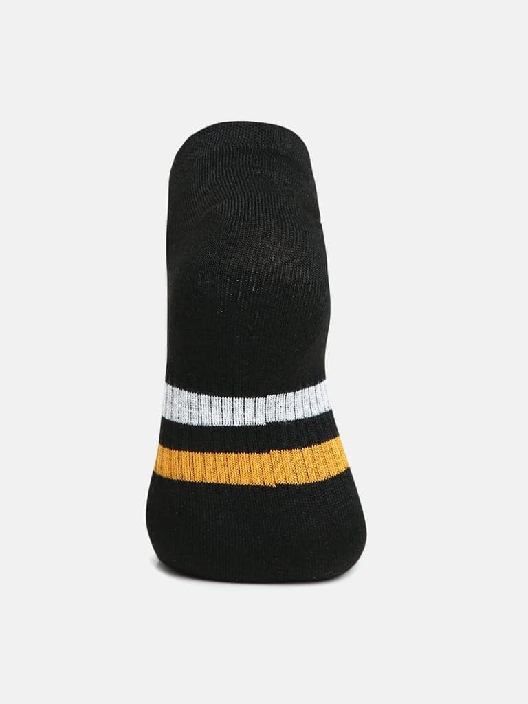 Kolor Fusion Men & Women Striped Low Cut Cotton Ankle Length Sneaker Socks (Pack Of 5) view 7