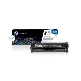 HP 304A Black Original LaserJet Toner Cartridge (CC530A)