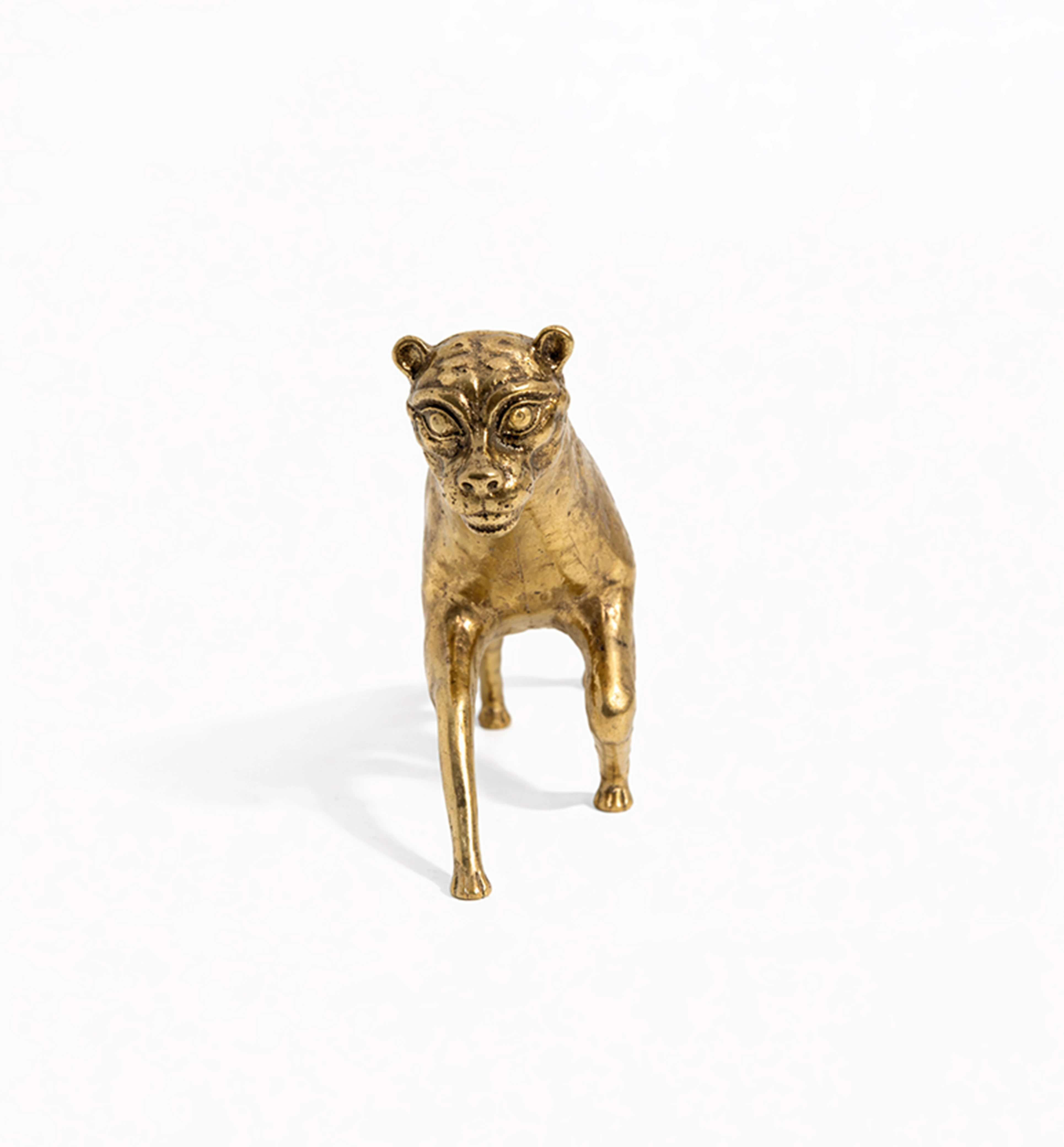 Handcrafted Brass Tribal Panther Showpiece view 5