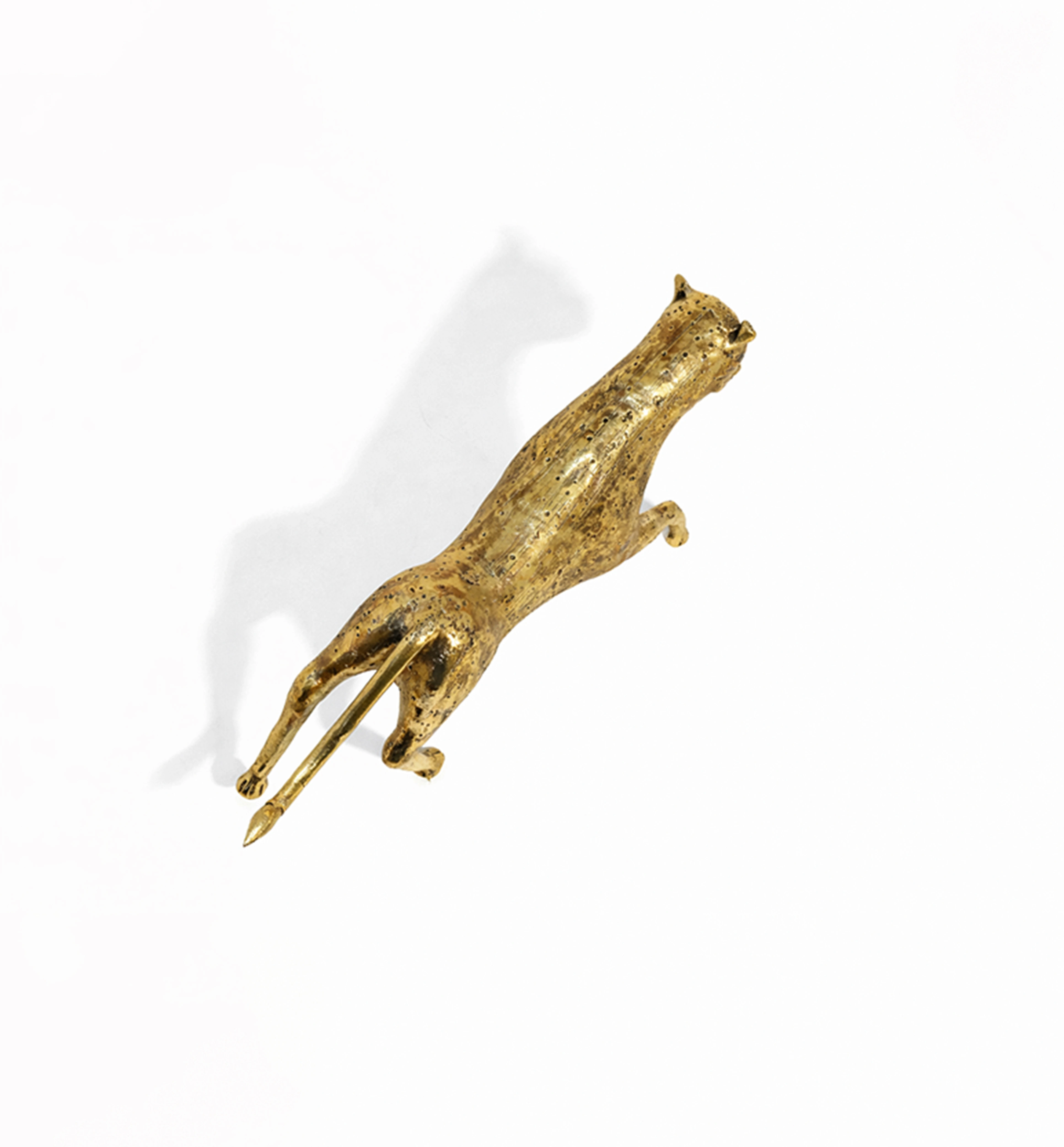 Handcrafted Brass Tribal Panther Showpiece view 6